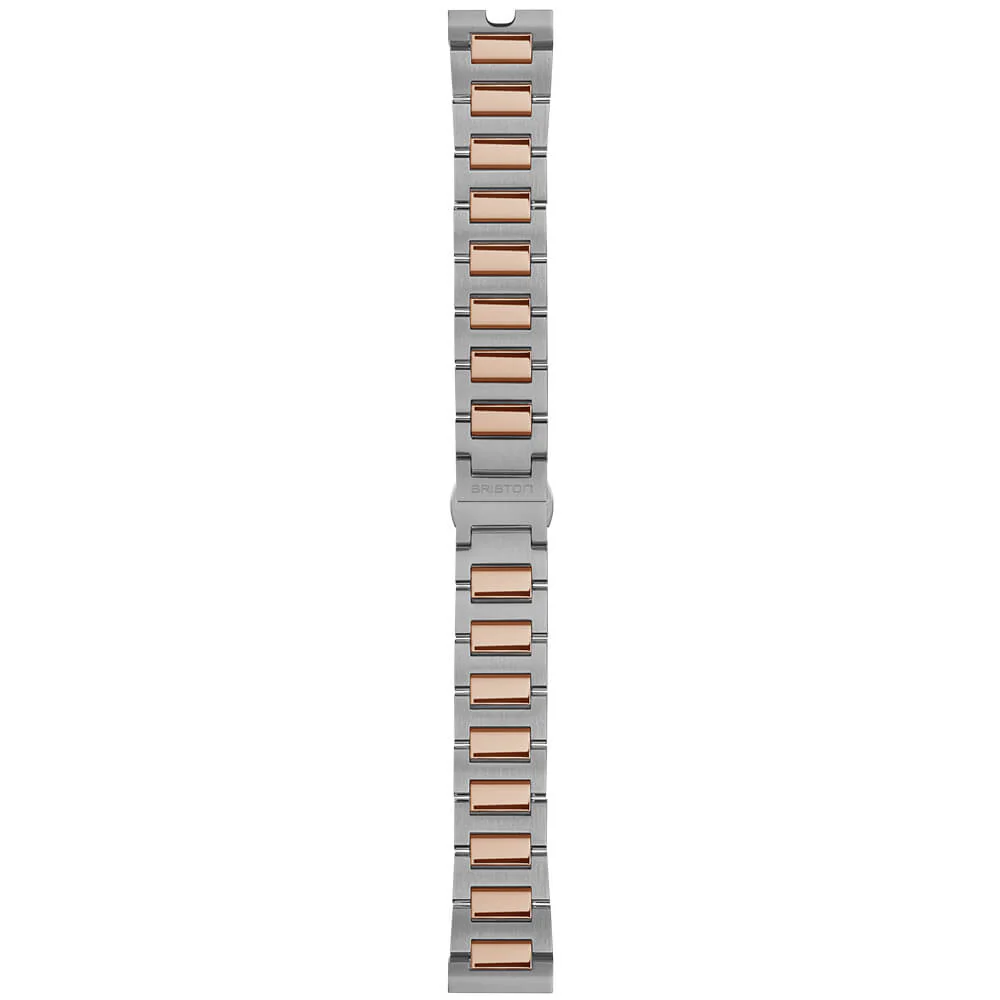 Bracelet Acier Kennedy - Medium - Bicolore or rose - Image 3