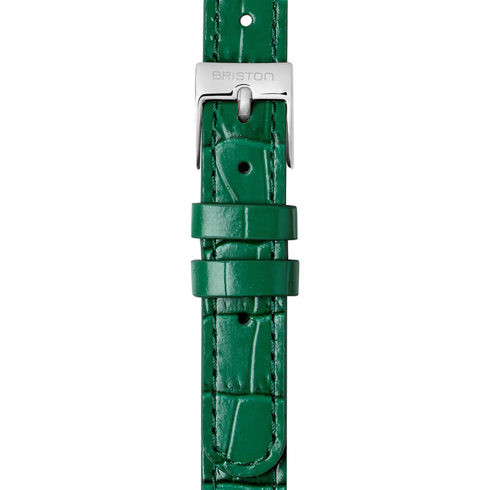 BRACELET CUIR LUXURY 2 BRINS - 12 MM - VERT - Image 2