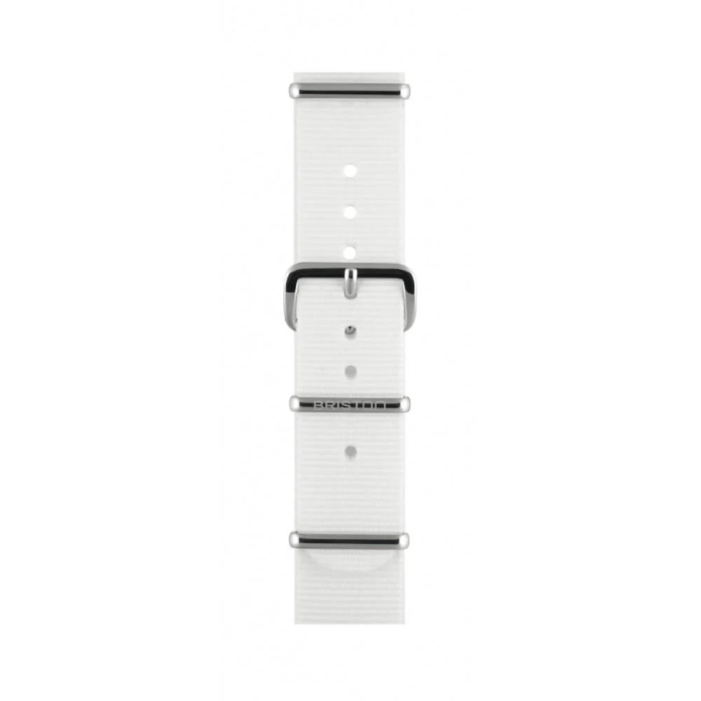 BRACELET TYPE NATO - BLANC