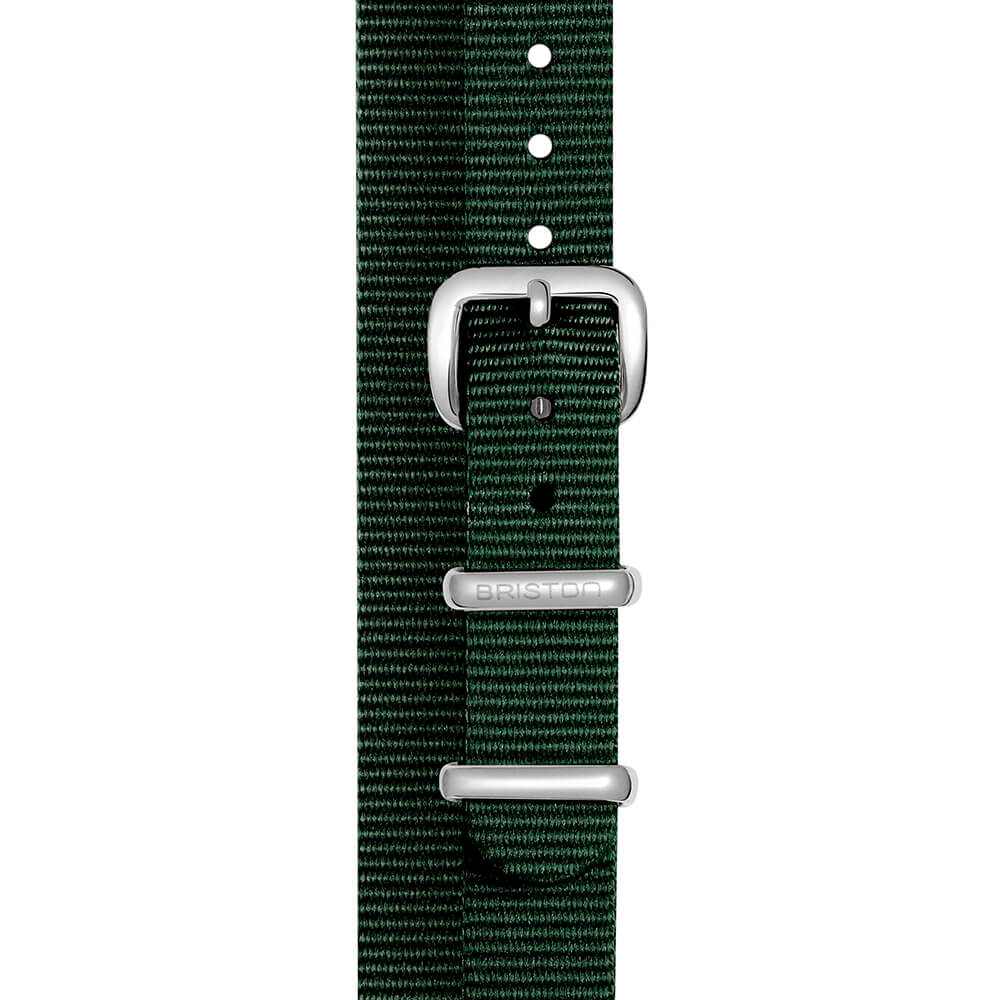 BRACELET TYPE NATO - 12 MM - VERT ANGLAIS