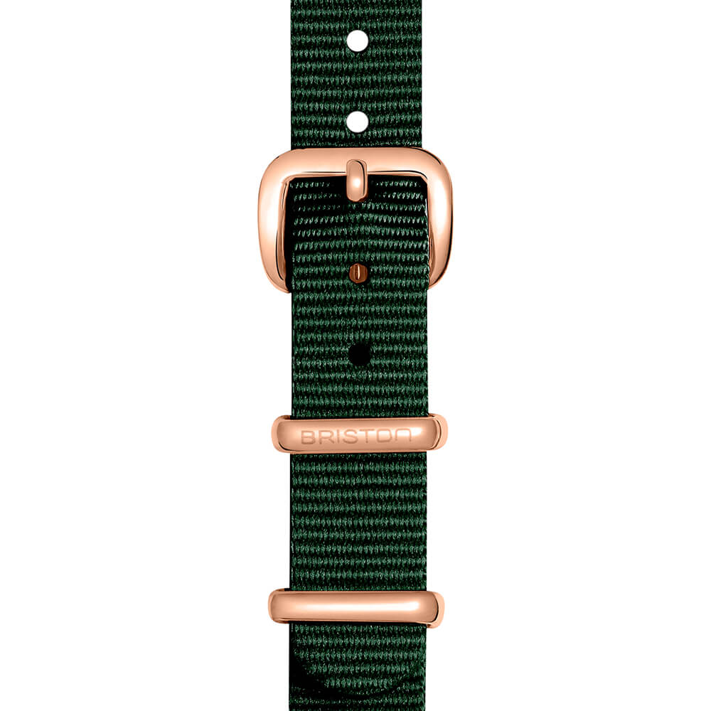 BRACELET TYPE NATO - 12 MM - VERT ANGLAIS - Image 4