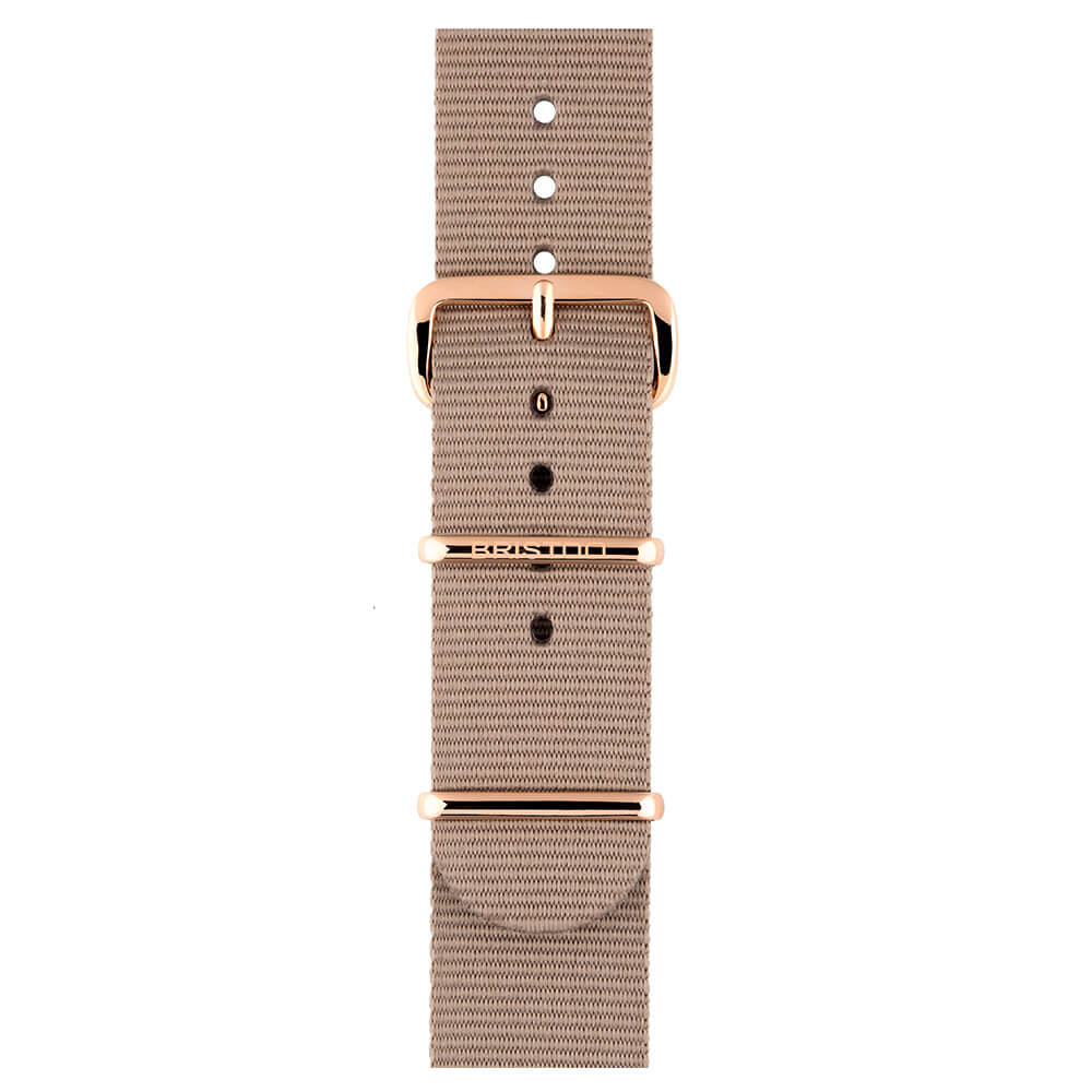 BRACELET TYPE NATO - GRIS TAUPE - Image 2