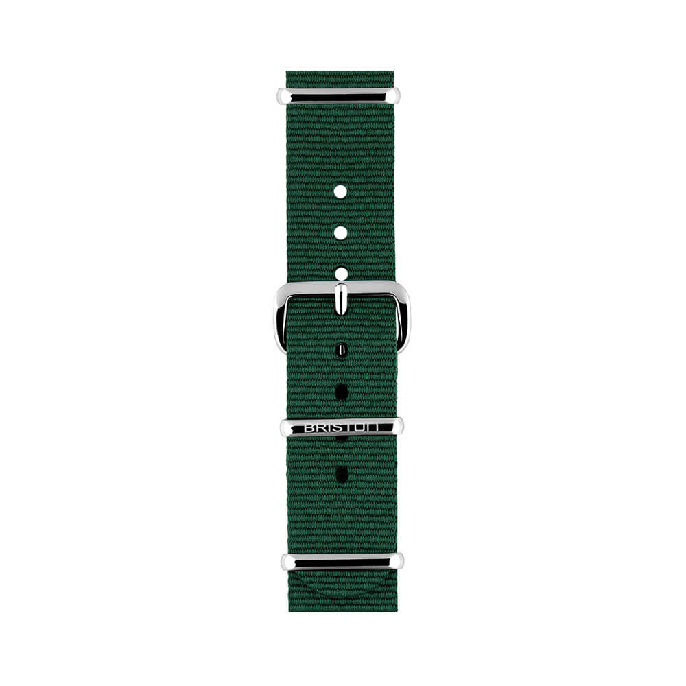 BRACELET TYPE NATO - VERT ANGLAIS
