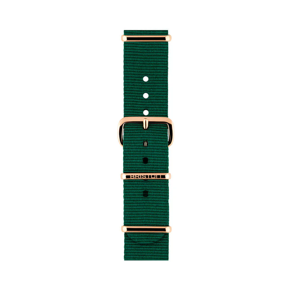 BRACELET TYPE NATO - VERT ANGLAIS - Image 3