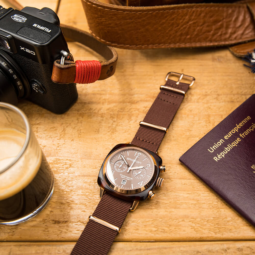 Clubmaster Classic - Chrono - Rose Gold - Chocolat - Image 2