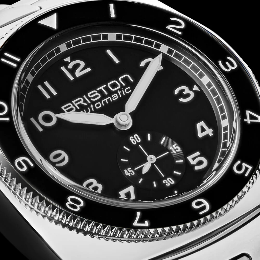 Clubmaster Legend - Petite Seconde - Acier - Noir - FKM - Image 2