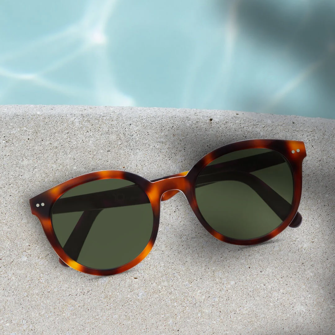 Lunettes de soleil - Vert - Image 4