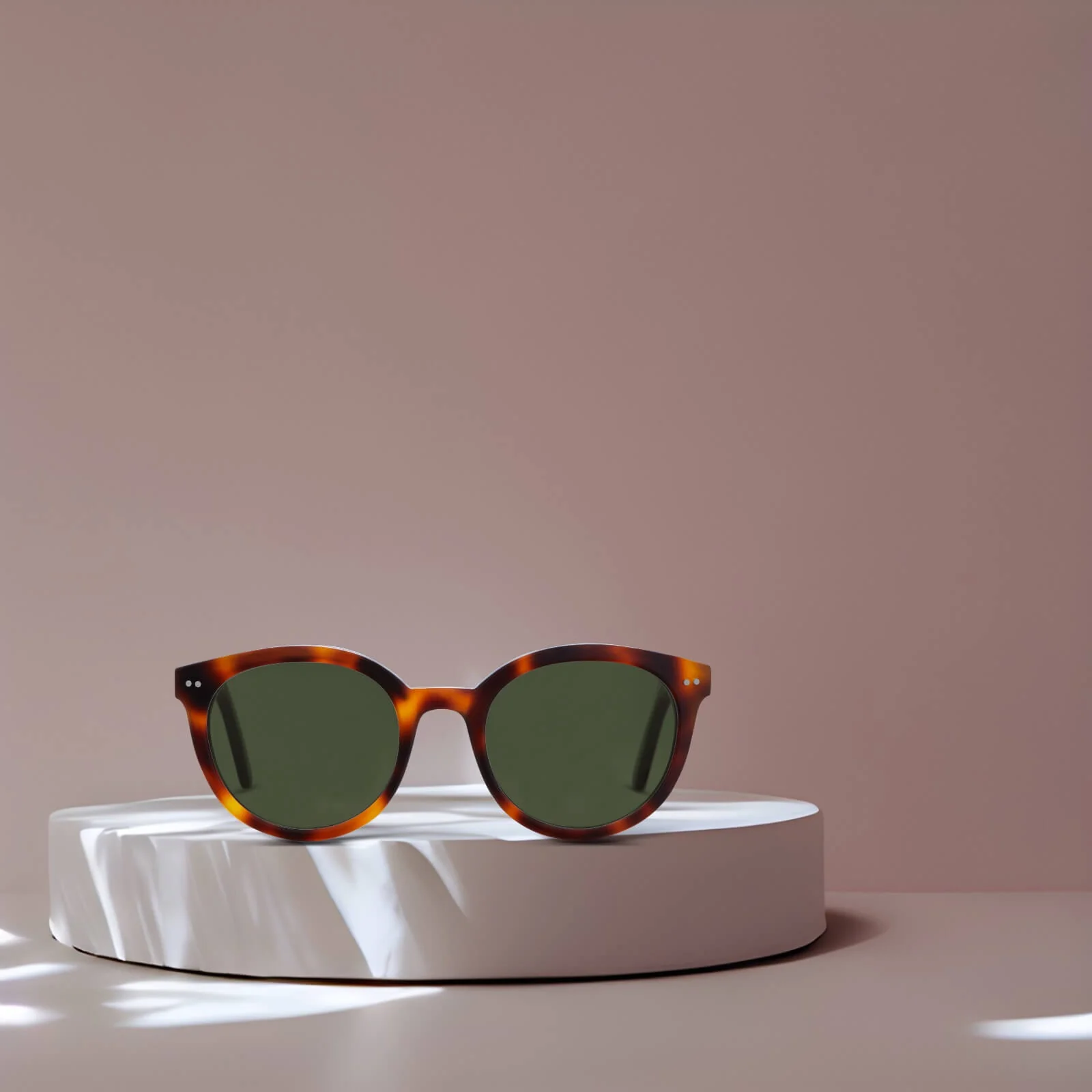 Lunettes de soleil - Vert - Image 5